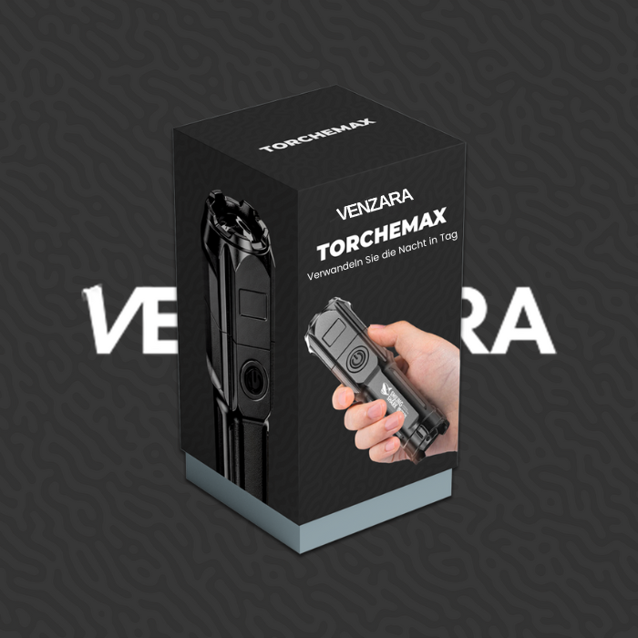 TorcheMax | Superhelle Taschenlampe mit 10.000 Lumen